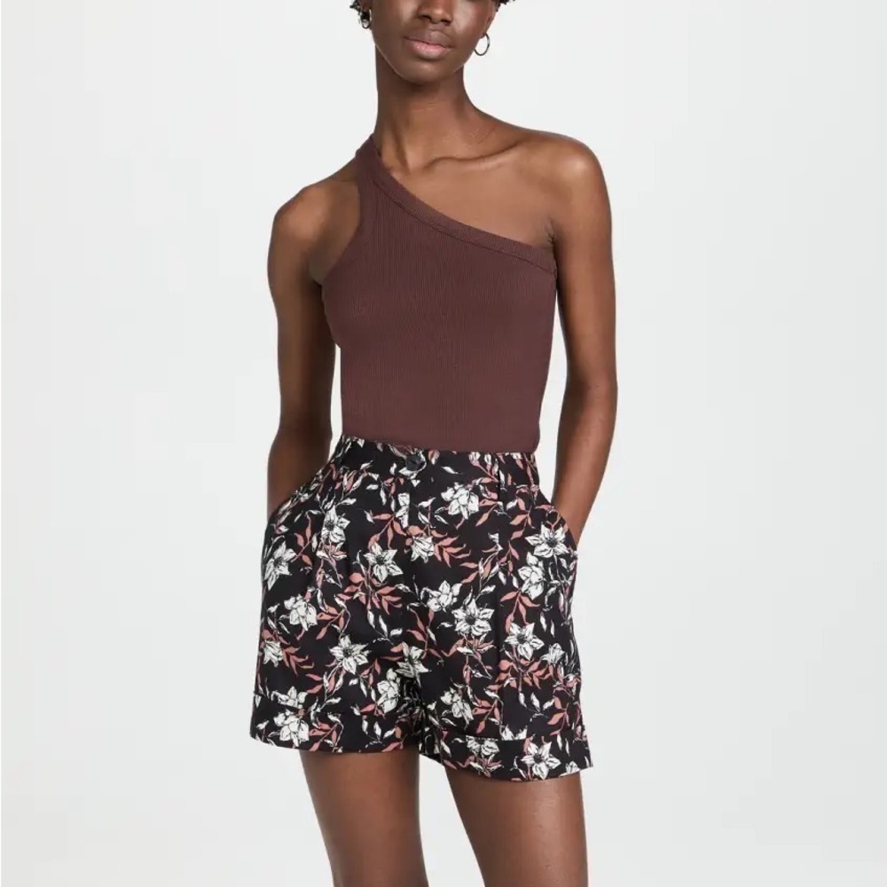 NWT Rag & Bone Ivy Printed Linen Shorts Size 0 - Picture 5 of 15